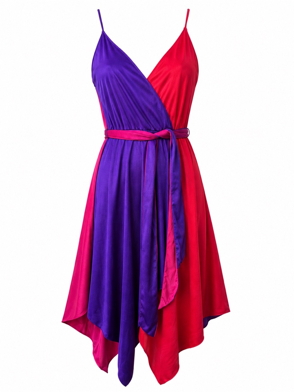 Vintage Climax David Howard 70s 80s Hanky Hem Disco Halter Dress